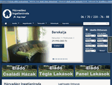 Tablet Screenshot of hazvadasz.hu